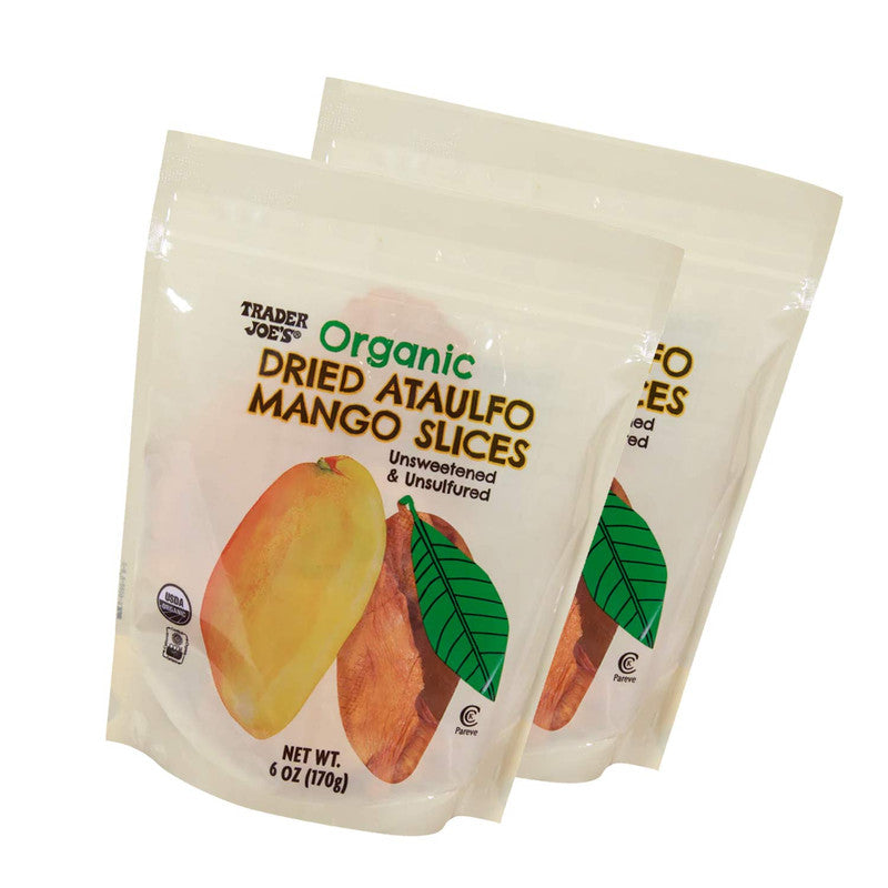 Organic Dried Ataulfo Mango Slices 6 Oz