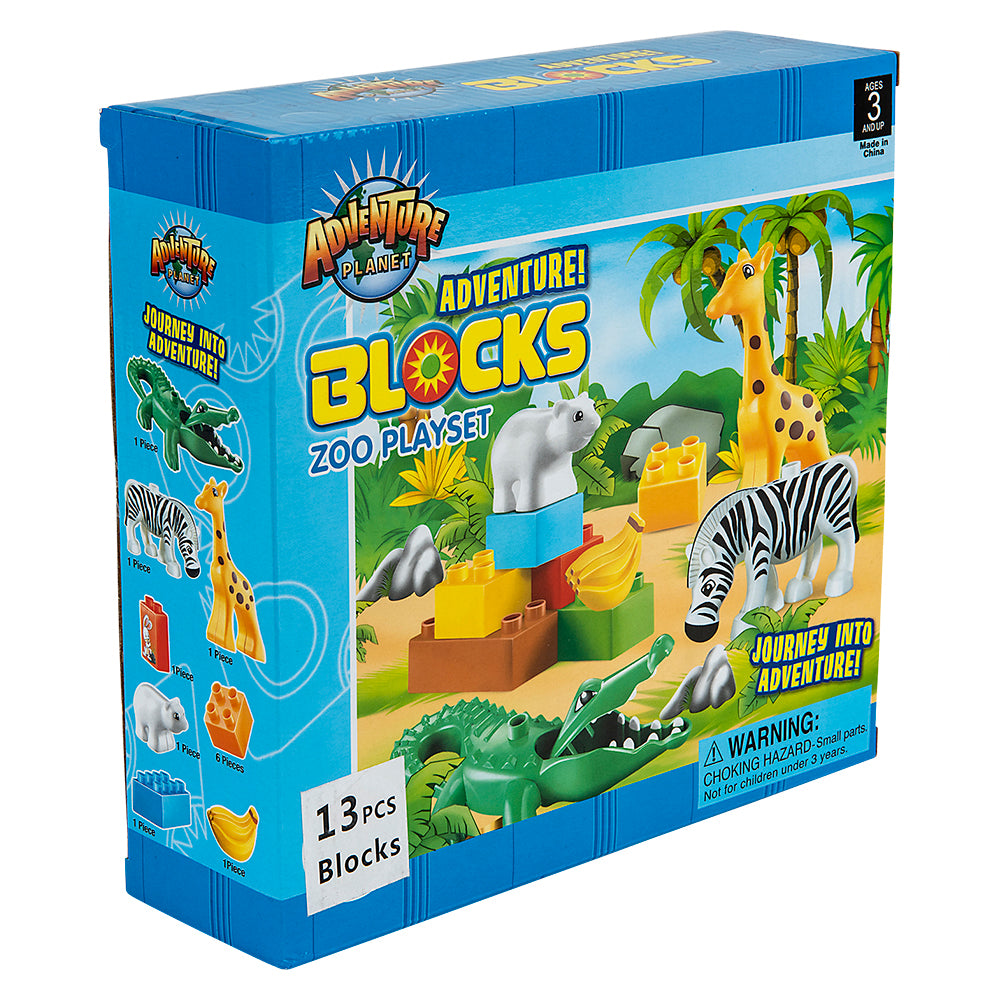 Zoo Block Set (13 PC)