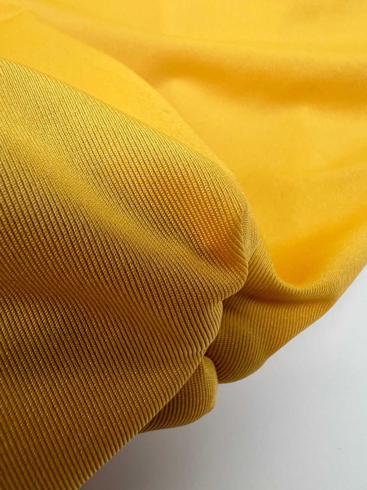 Polyamide Elastane Knitted Fabric Yellow Orange