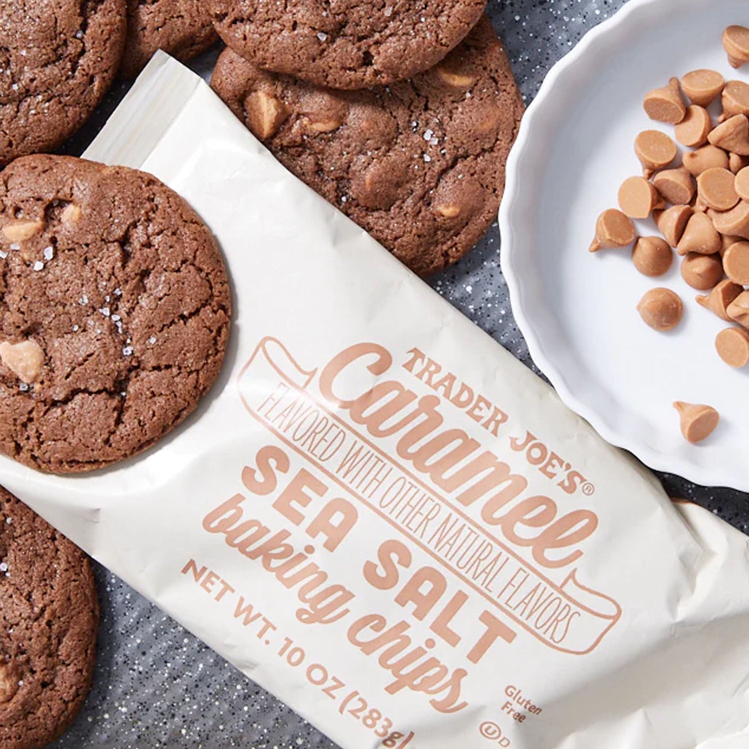 Trader Joe’s Caramel Sea Salt Baking Chips 10 Oz