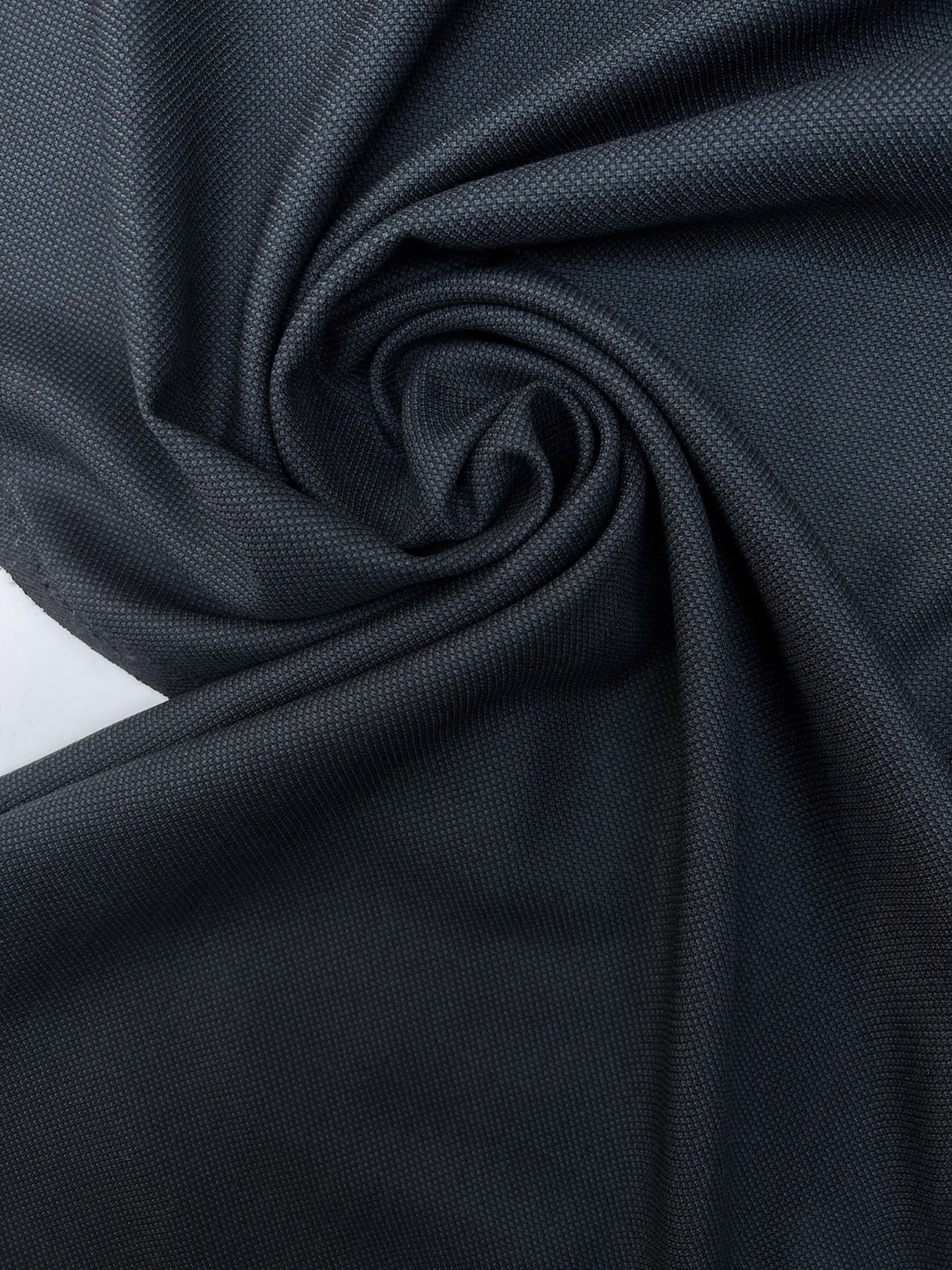 Wool Jacquard Suiting Fabric Blue Black