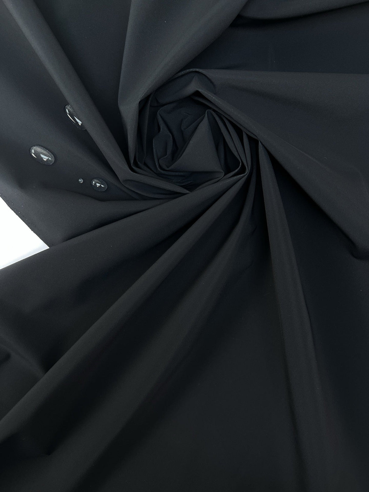 Black Polyamide Elastane Woven