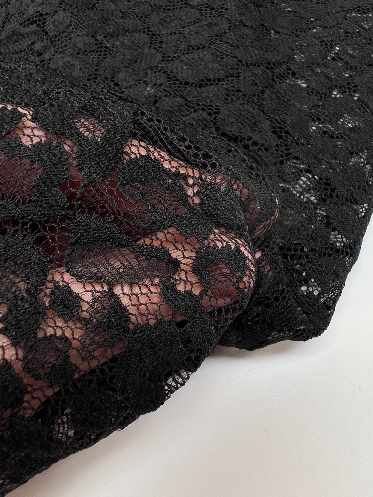 Black Animal Lace