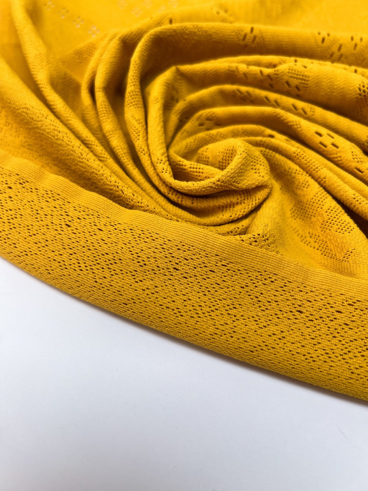 Polyamide Elastane Knitted Fabric Yellow