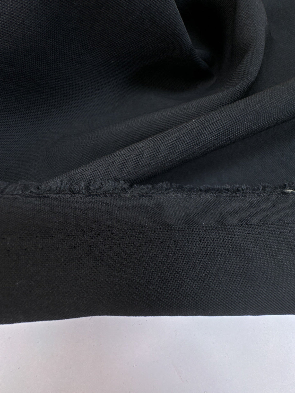 Polyester Plain Woven Black Fabric