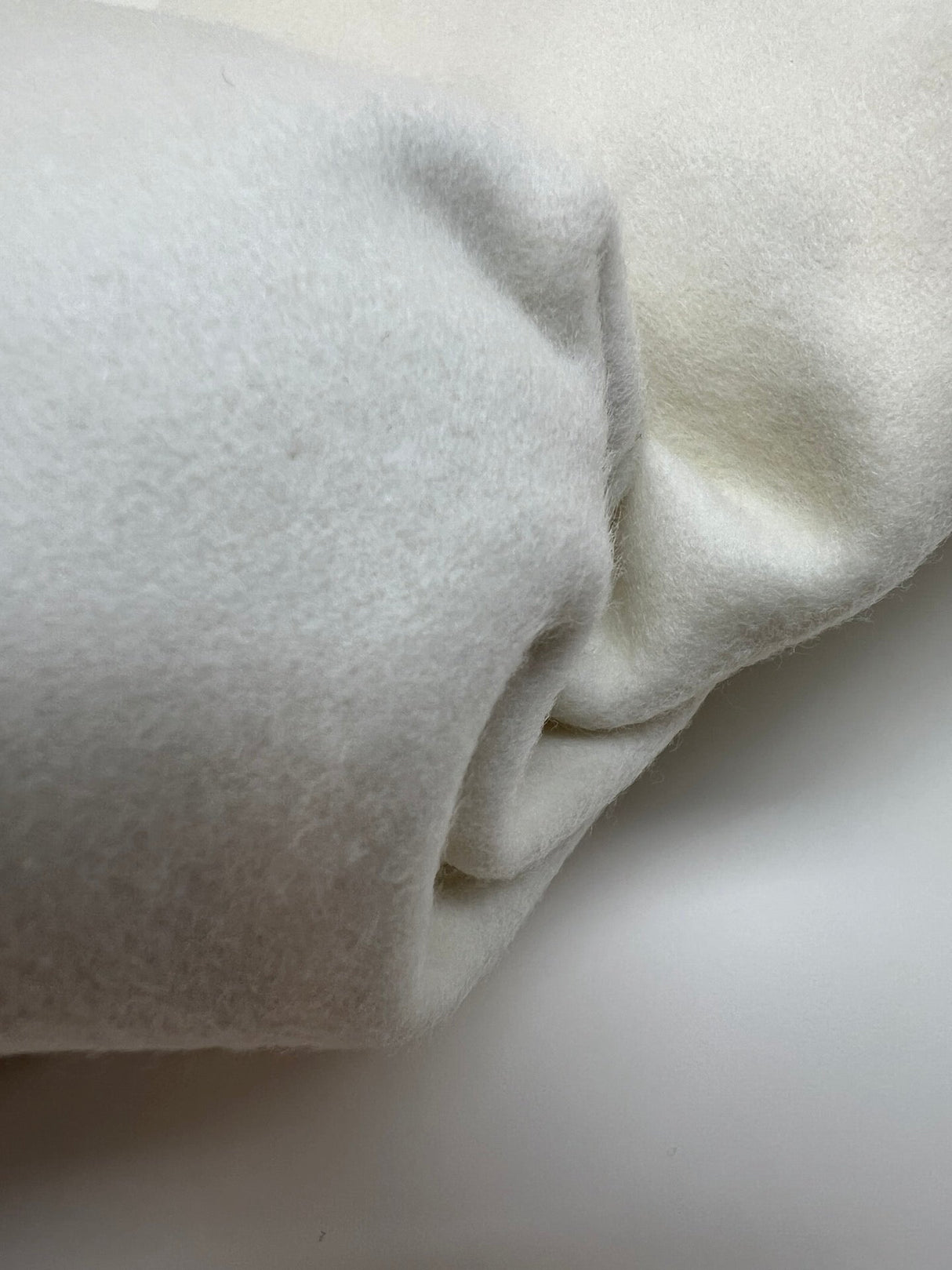 Virgin Wool Tweed White Shade