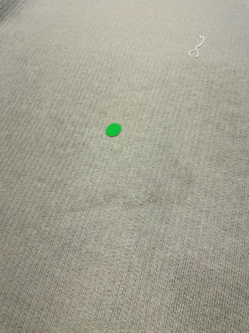 Cotton Wool Knitted Fabric Gray Green