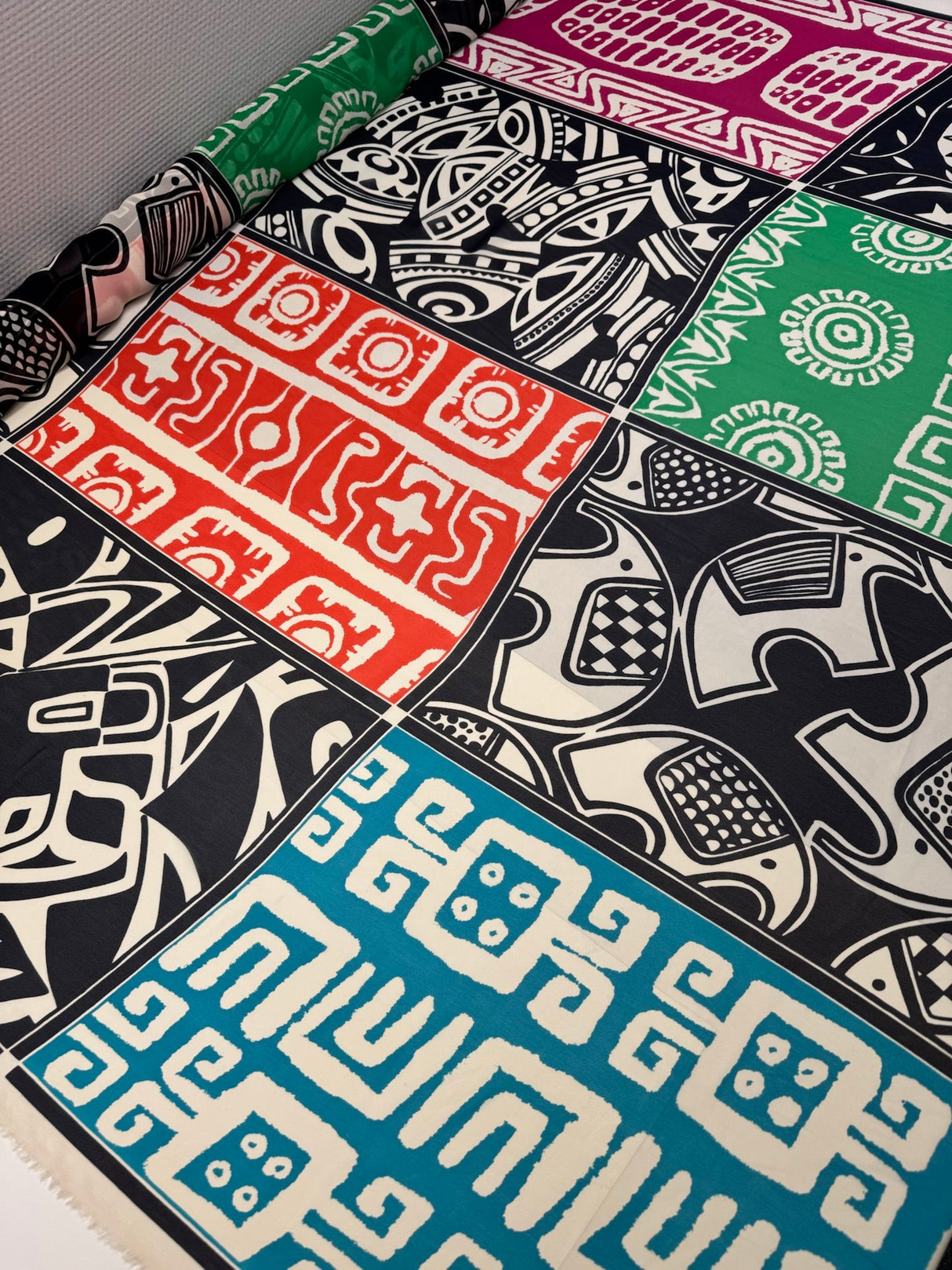 Silk Chiffon Multicolour Printed