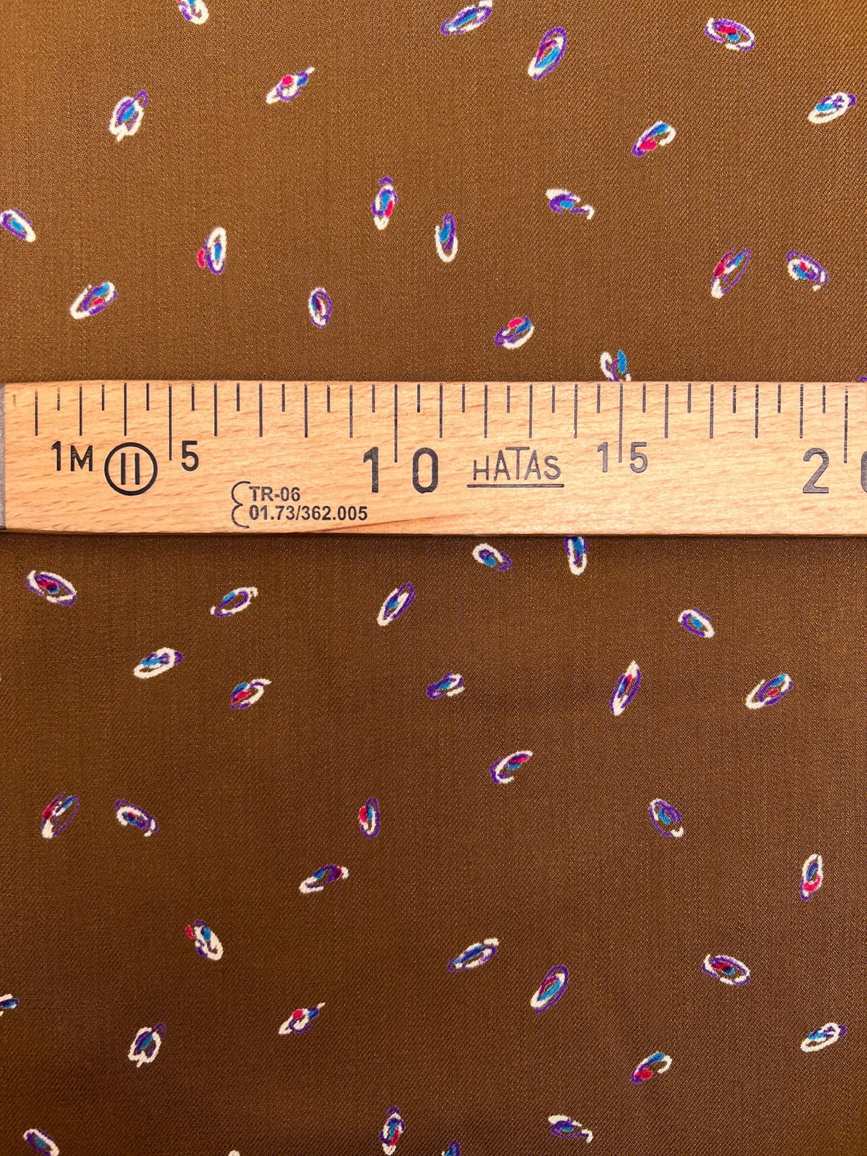 Acrylic Twill Multicolour Abstract Print