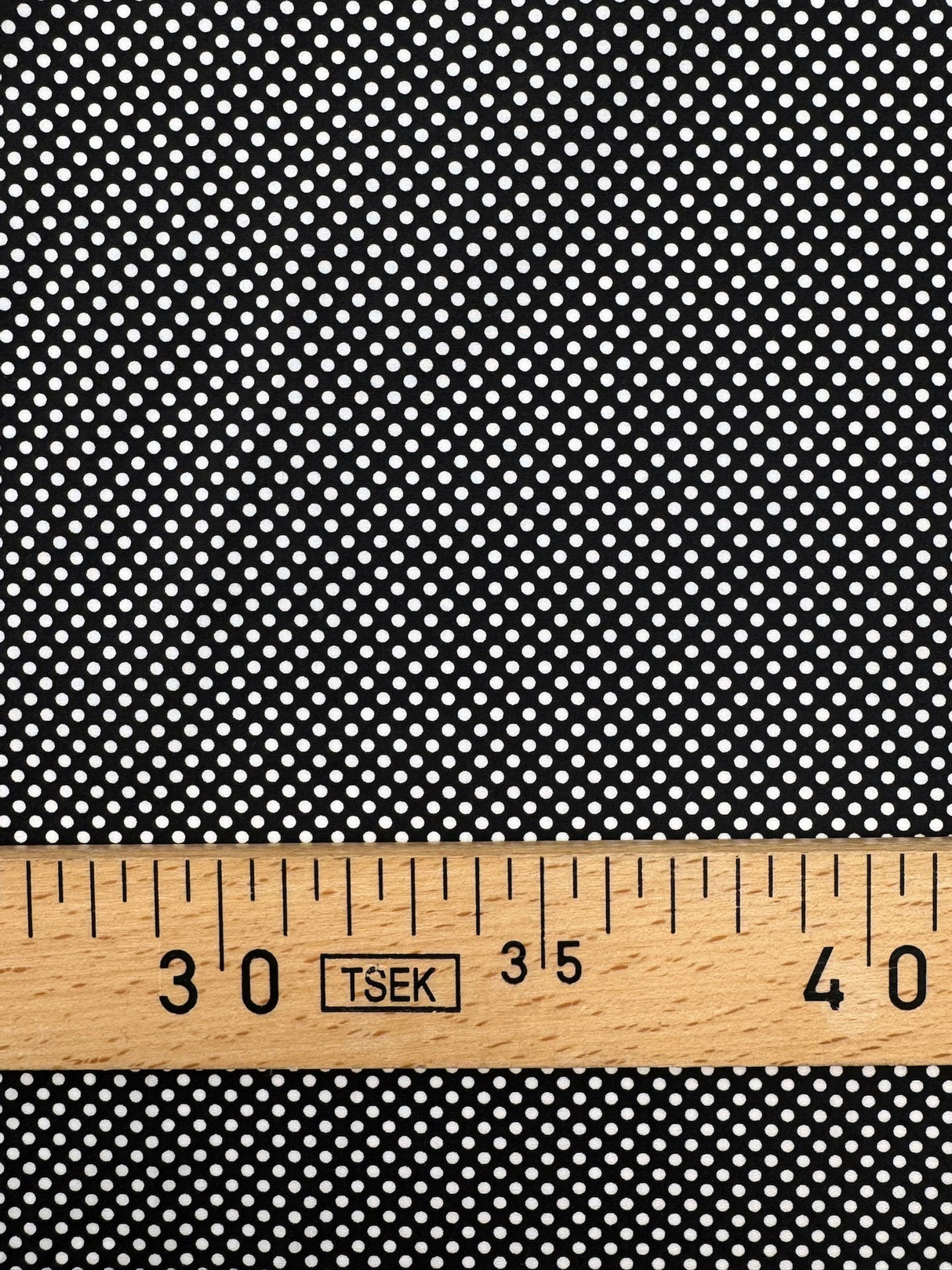 Cotton Poplin Gray Polka Dot