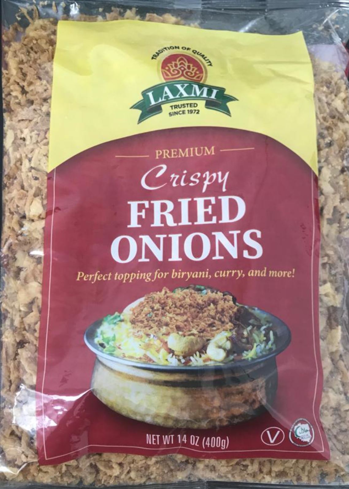 LAXMI CRISPY FRIED ONION 400 gm
