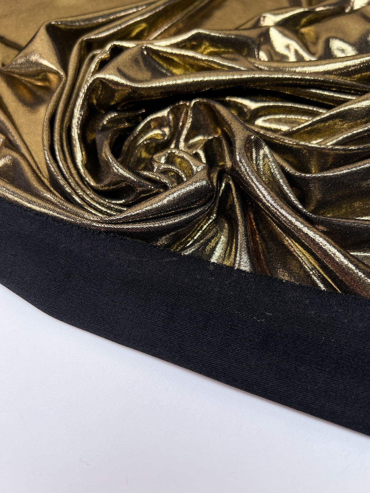 Golden Coated Knitted Polyester
