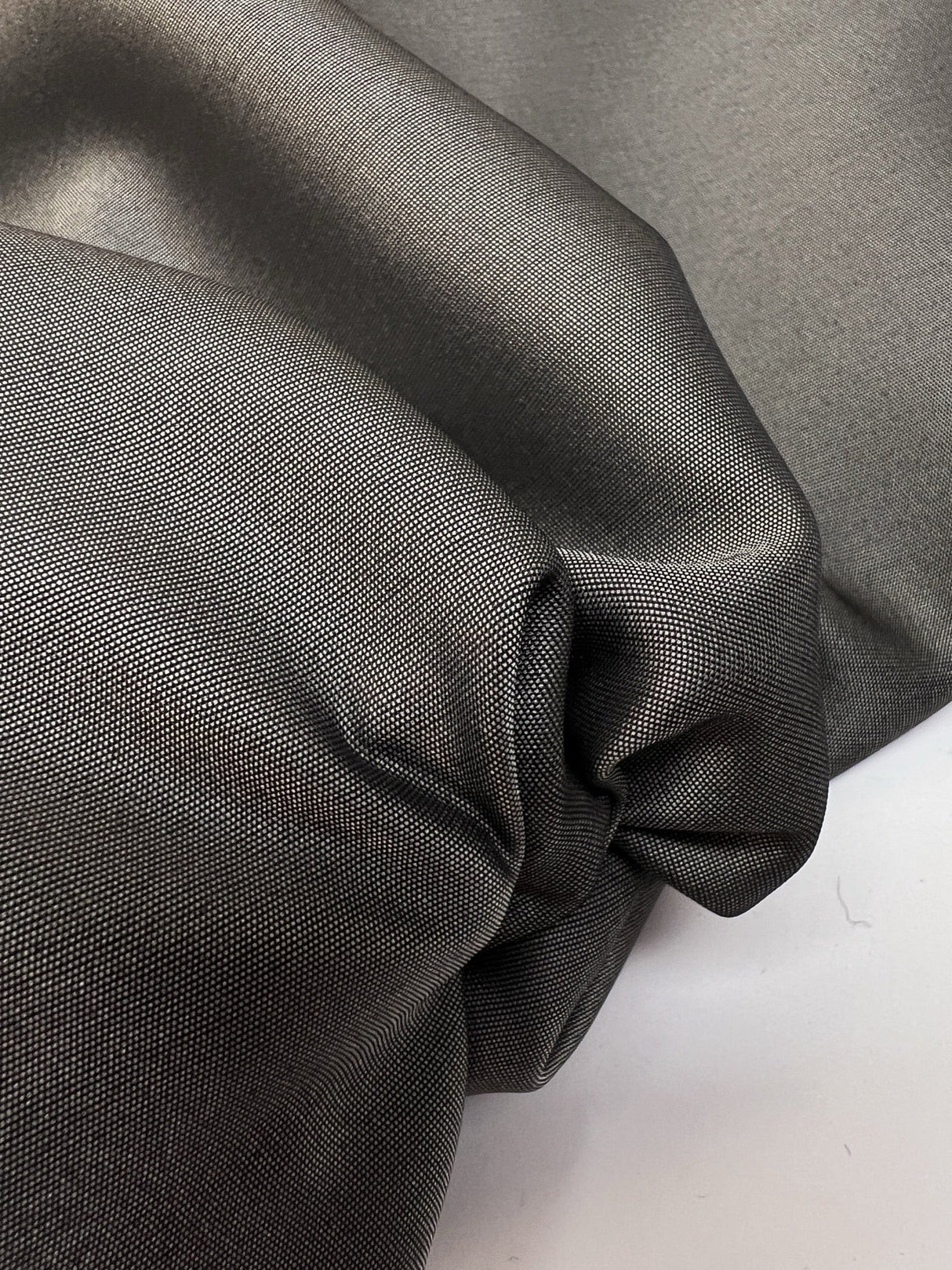 Wool Blend Fabric Silver Gray