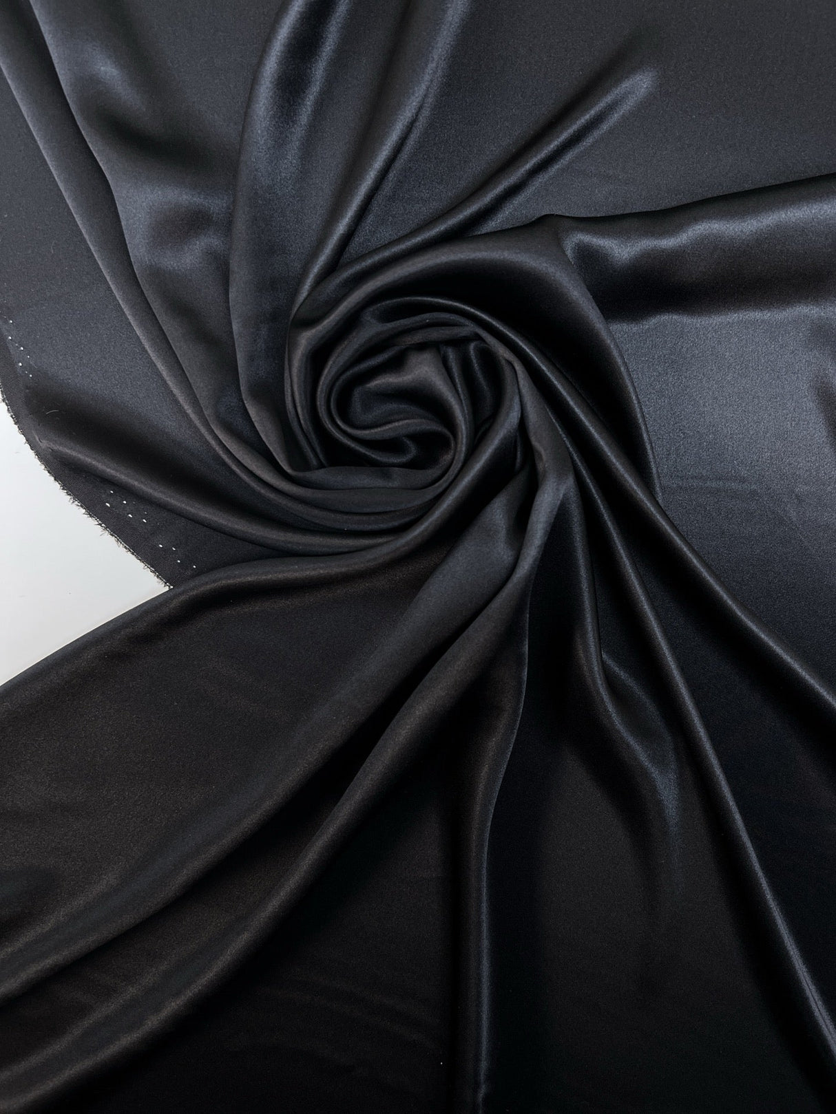 Black Silk Satin