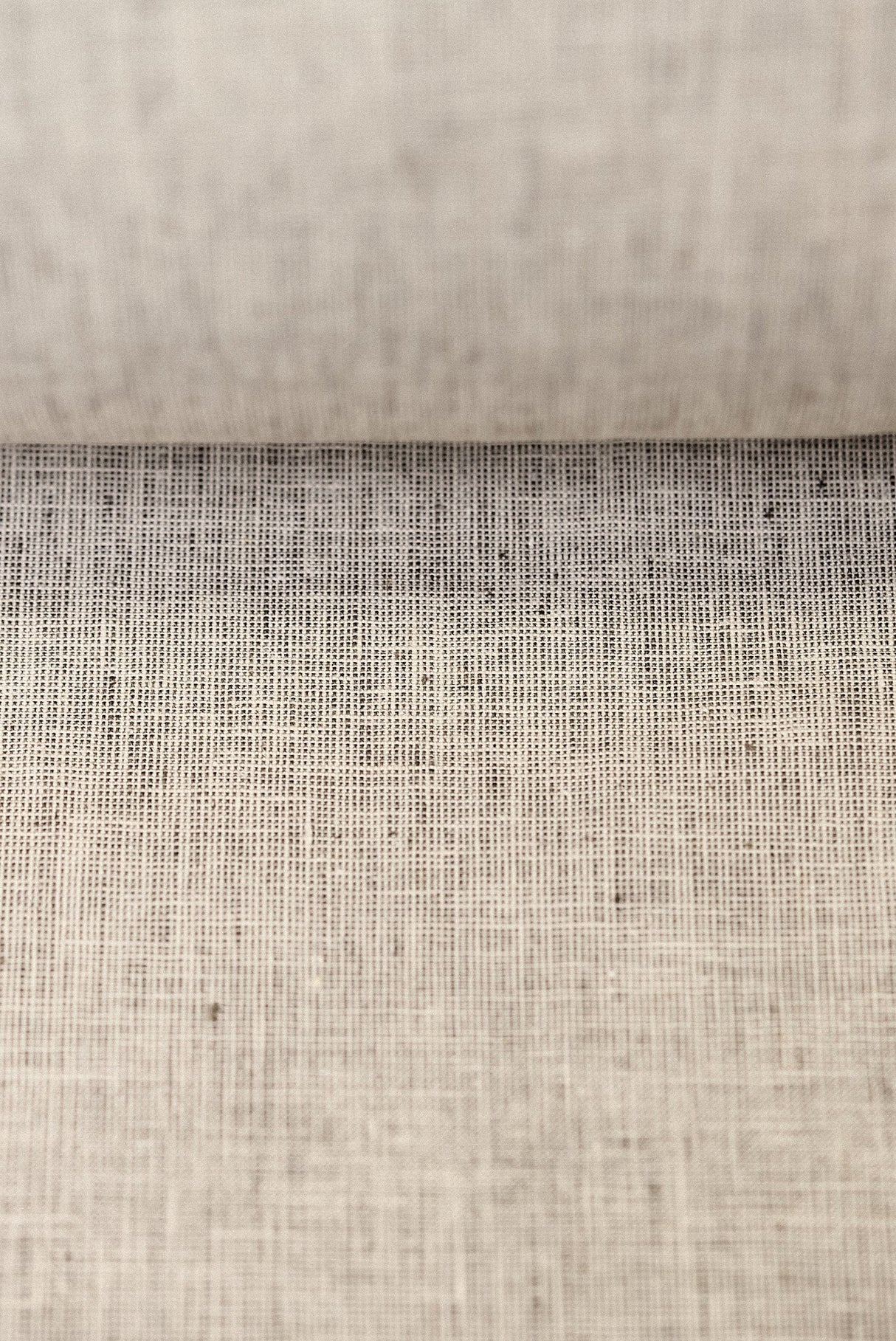 Pure Linen Melange Charcoal Off-White