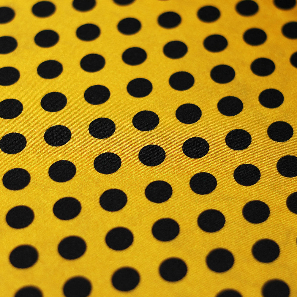 E-Z Dots Nylon Spandex Fabric - Large Polka Dots Print, 58/60" Width (1 Yard)