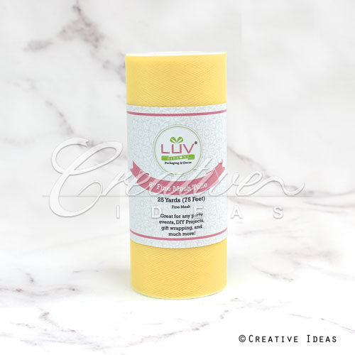 6" Tulle Spool - 25 Yards (Canary)