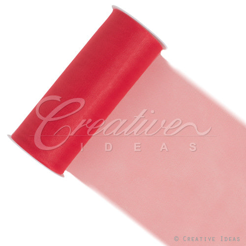 6" Tulle Spool - 25 Yards (Coral)