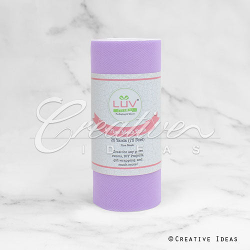 6" Tulle Spool - 25 Yards (Lavender)