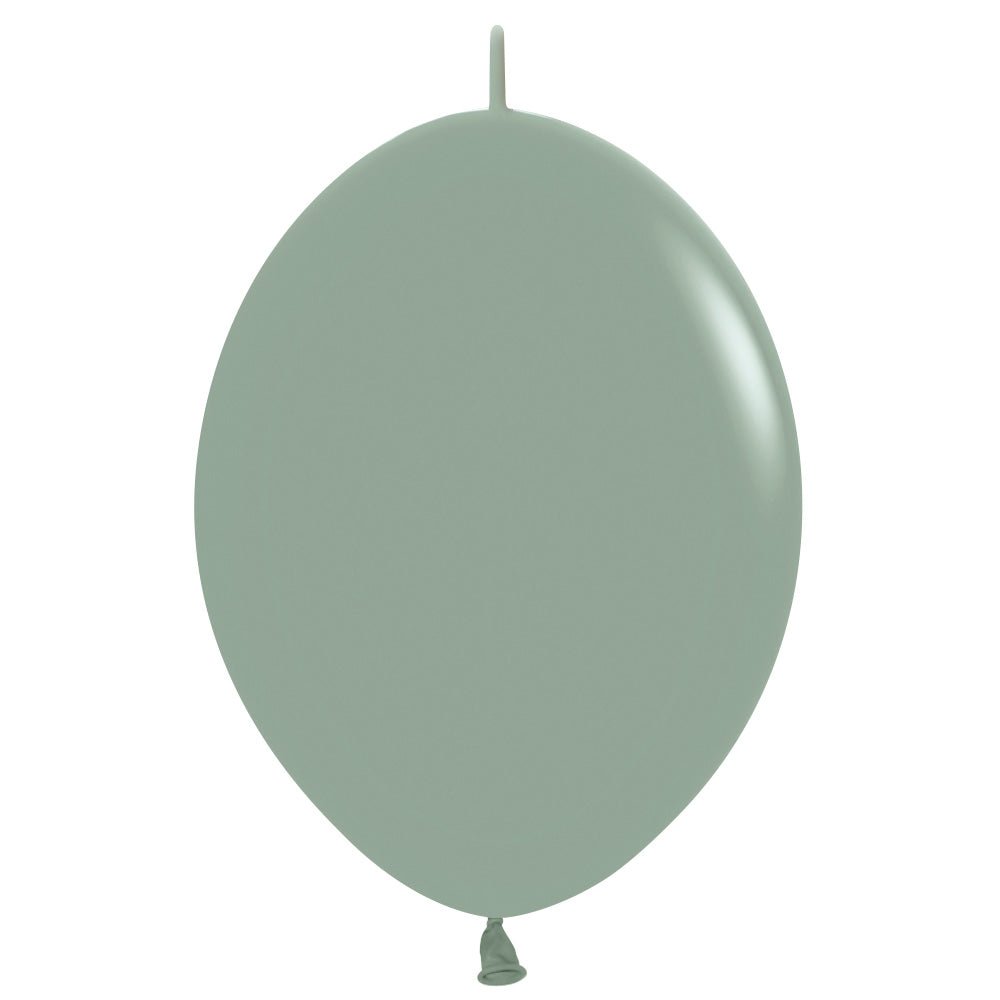 Latex Balloons 6 Inch Sempertex Link-O-Loon Pastel Dusk Laurel Green