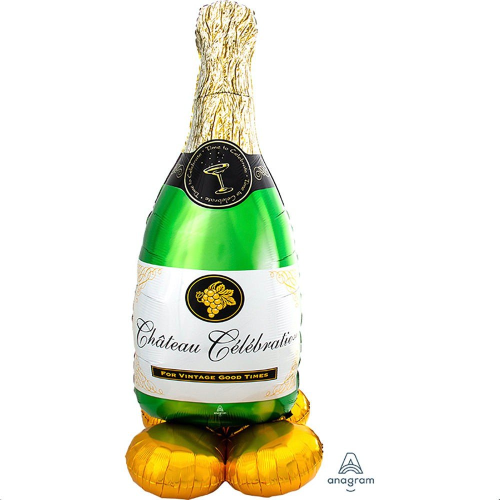 Foil Balloon Bubbly Wine Bottle AirLoonz