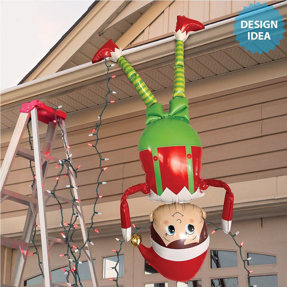Elf Foil Balloon 60 Inch Special Delivery