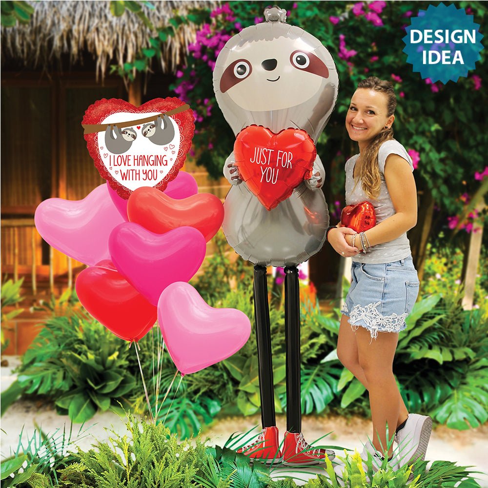 Foil Balloon Special Delivery Sloth