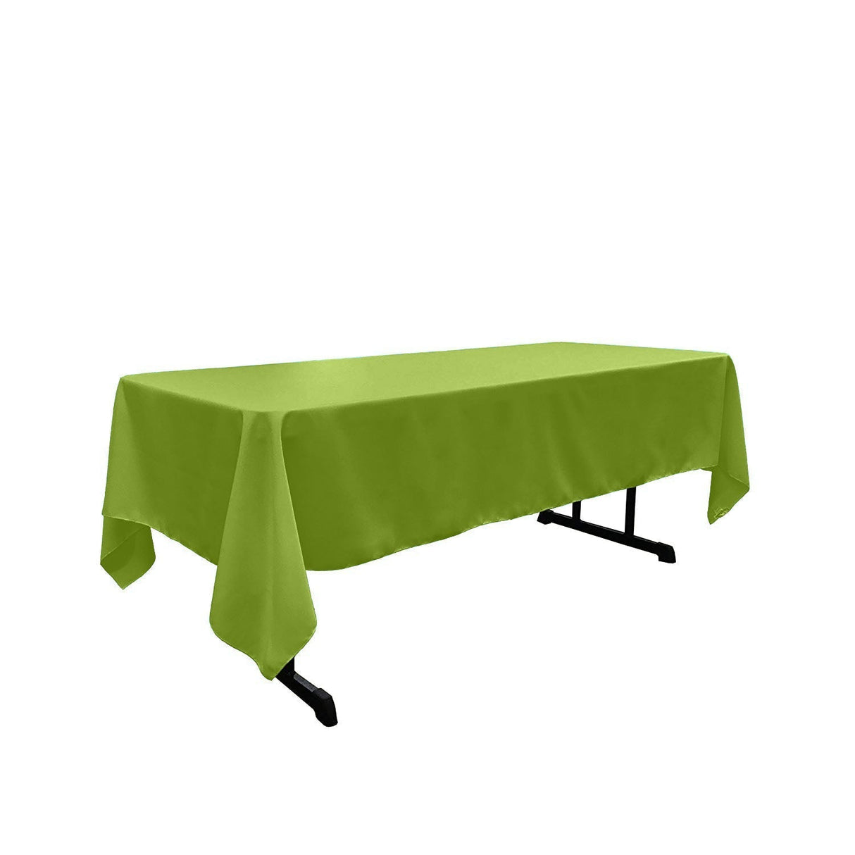 Polyester Poplin Fabric - Rectangular Tablecloth, 60" X 102", Seamless, Serged Edge (1 Piece)