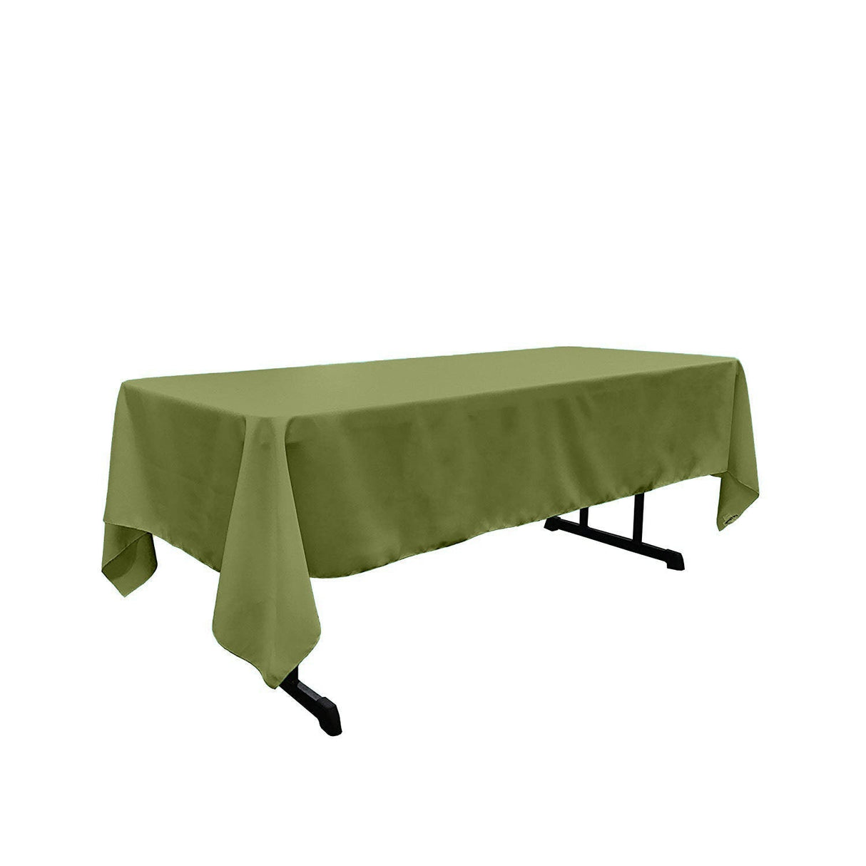 Rectangular Polyester Poplin Fabric - Solid Color, 60" X 132" (1 Piece)