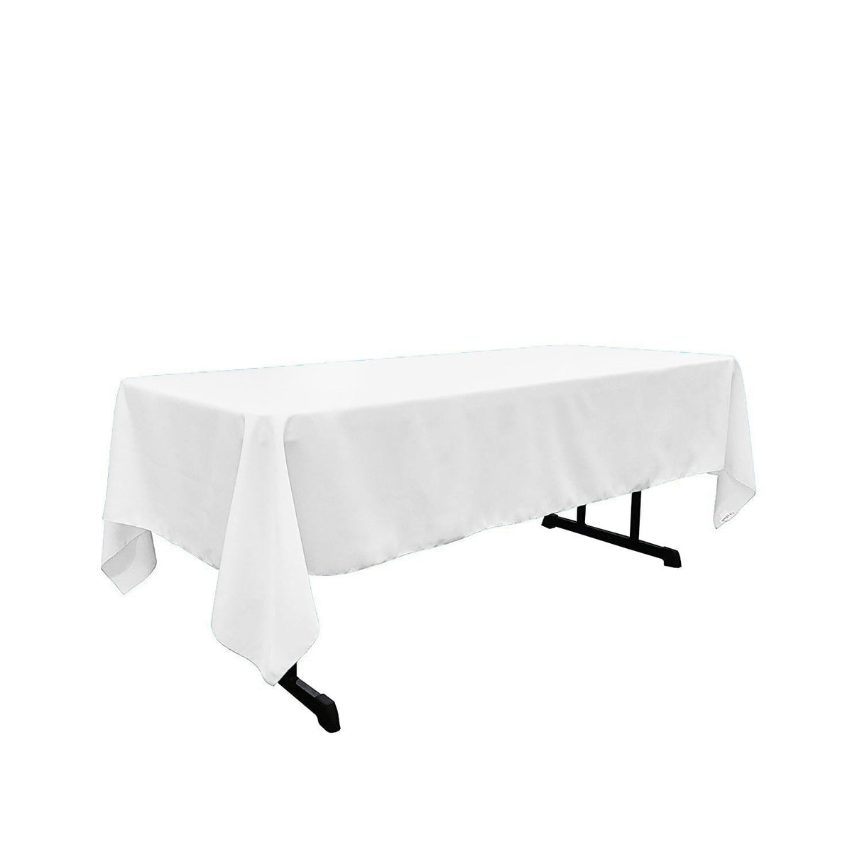Rectangular Polyester Poplin Fabric - 60" X 90", Seamless, Serged Edge, Multiple Colors (1 Piece)