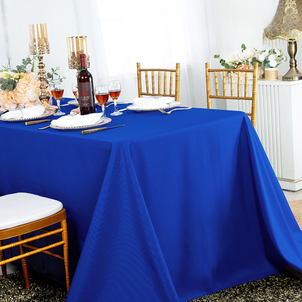 Luxury Rectangular Seamless Polyester Tablecloth