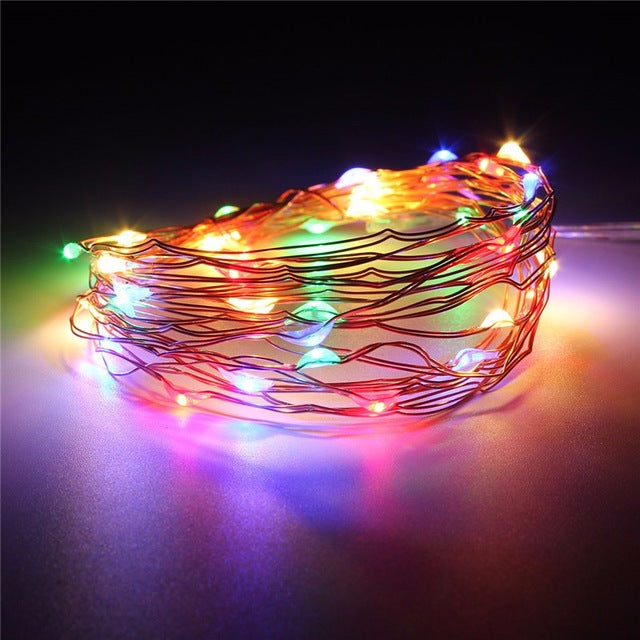 100 LED String Light Copper Wire Multicolor