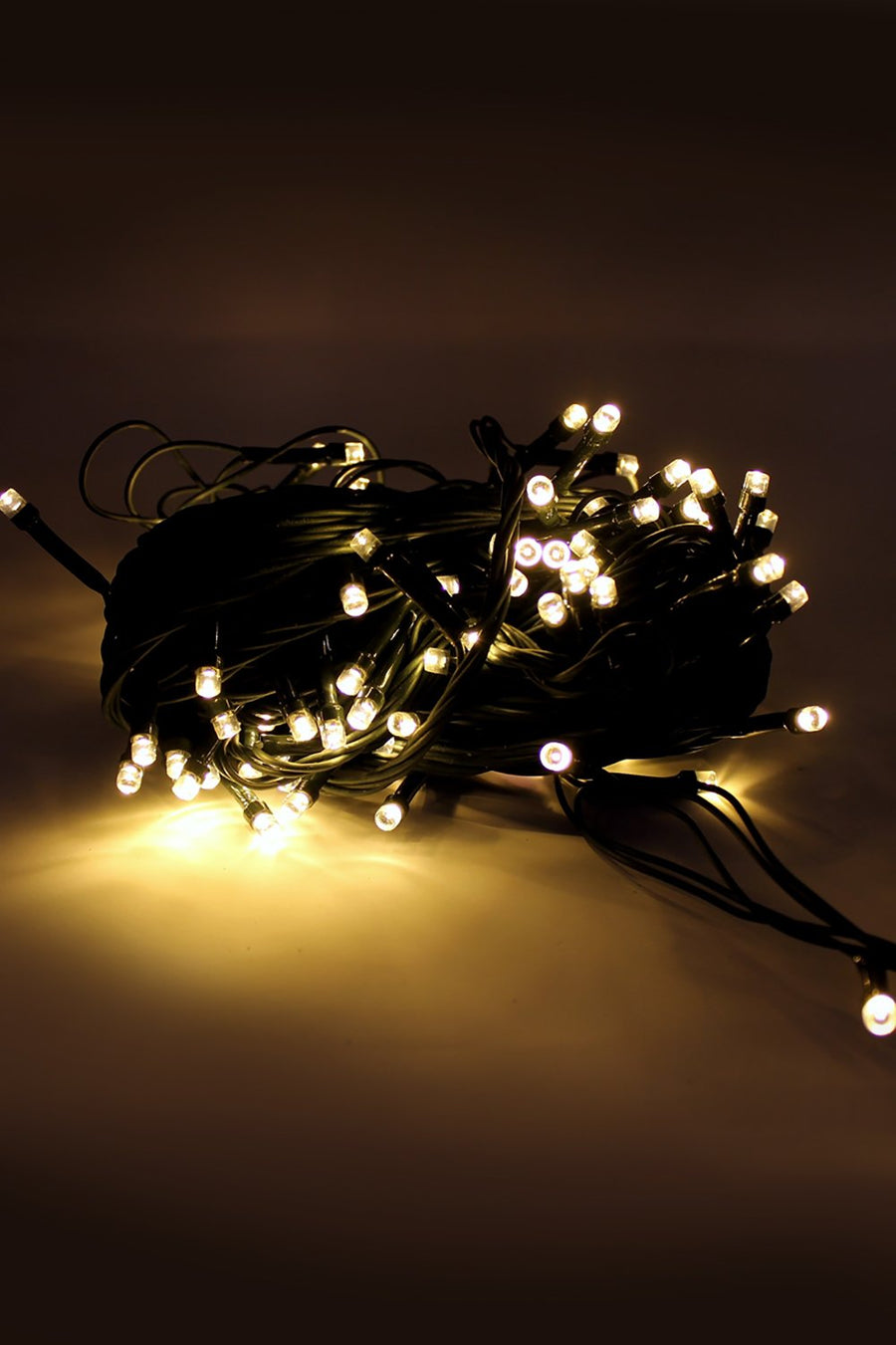 100 LED Waterproof Multifunction String Light with Green Wire Plug in