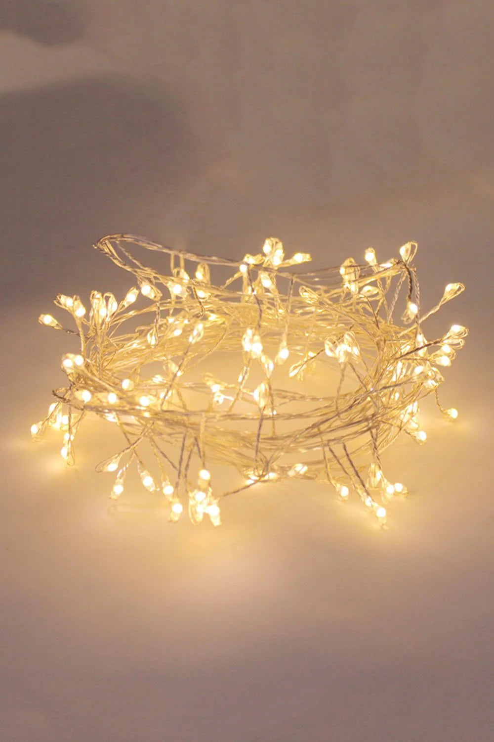 Halloween Silver Copper Cluster Fairy String Lights – Warm White
