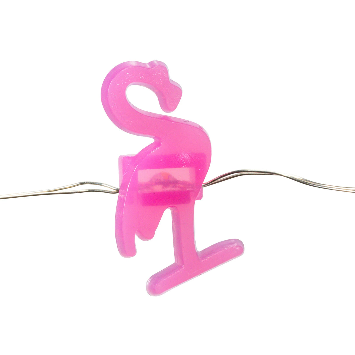 20 LED Flamingo String Lights – Battery Operated