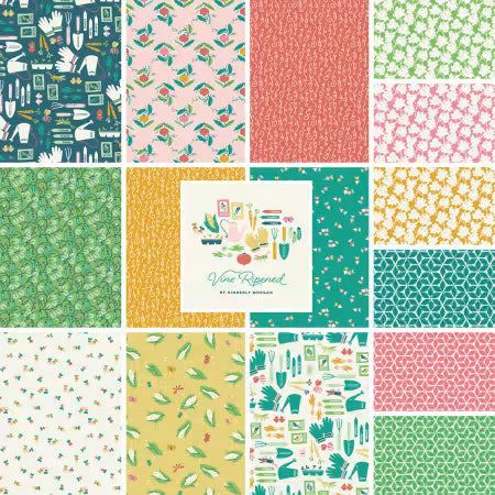 Organic Cotton 10in Squares Bundle, 42pcs