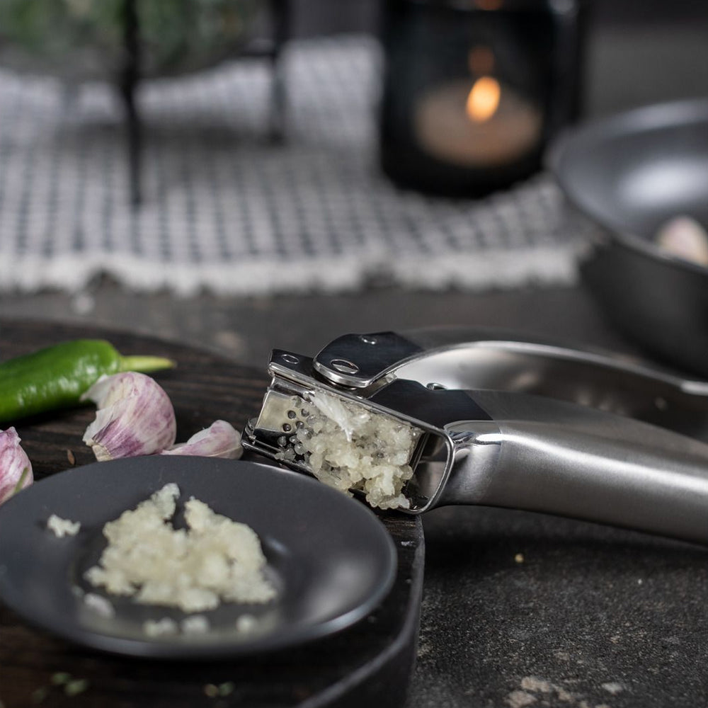 Kuhn Rikon Stainless Steel Epicurean Garlic Press