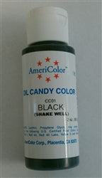 Black Oil Candy Color - AmeriColor CC01 - 2 Ounces