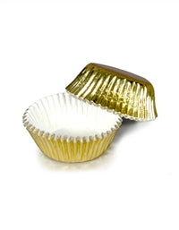 Gold Foil Candy Cups - 100 Pack (85-1225)