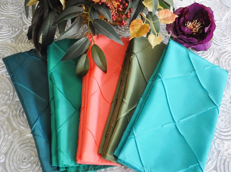 Pintuck Taffeta Dinner Napkin Sample Lot