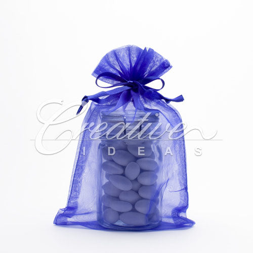 6"X 9" Organza Pouches-Sold By A Dozen Pieces ( 6 Pieces/Inner Pack) (Royal Blue)
