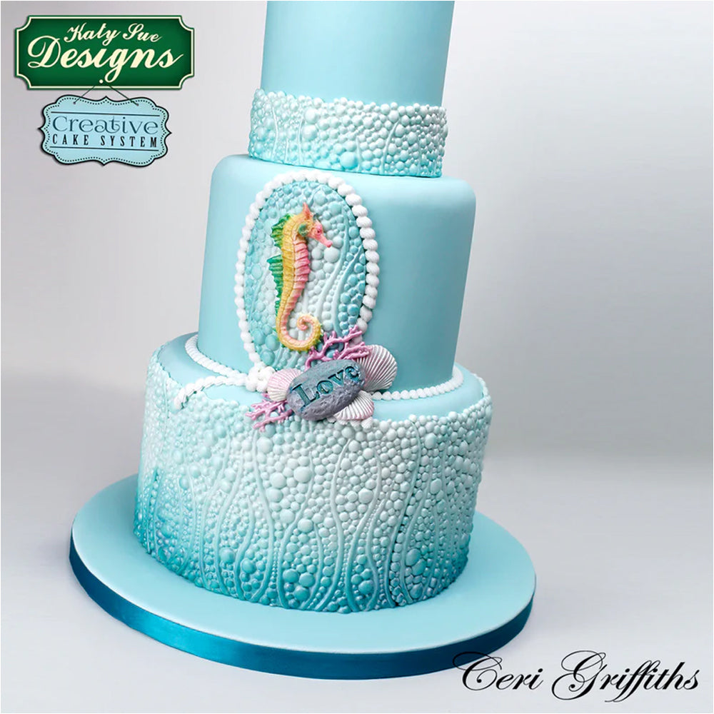 Katy Sue Bubbles & Pearls Silicone Fondant Mold