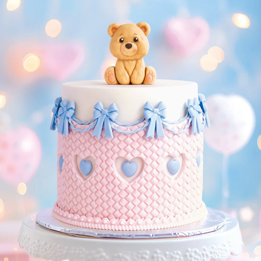 Katy Sue Easy Stand Bear Silicone Fondant Mold