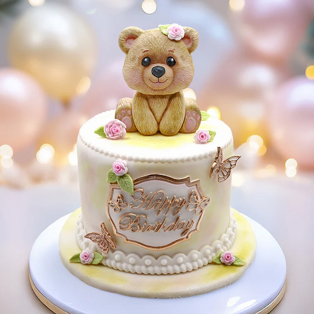Katy Sue Easy Stand Bear Silicone Fondant Mold