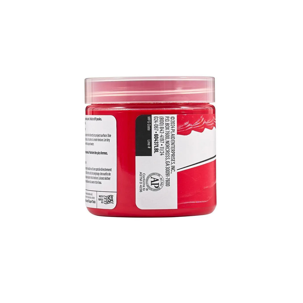 FolkArt Super Thick Acrylic Paint - Red (4 oz Bottle)