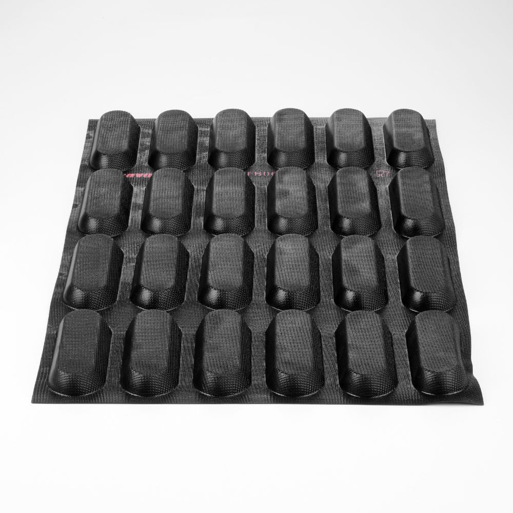 Pavoni Fiberform ECLAIR Mold, 24 Cavities