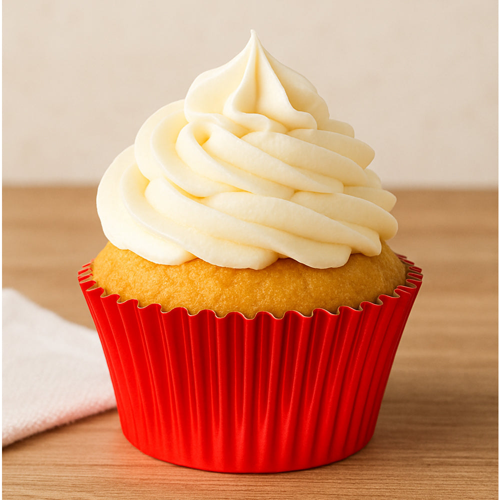 O'Creme Red Foil Cupcake Liners, 2" Diameter - Pack of 500