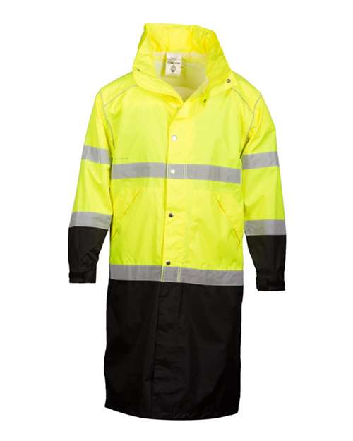 Kishigo Unisex Premium Brilliant Series Long Rain Coat