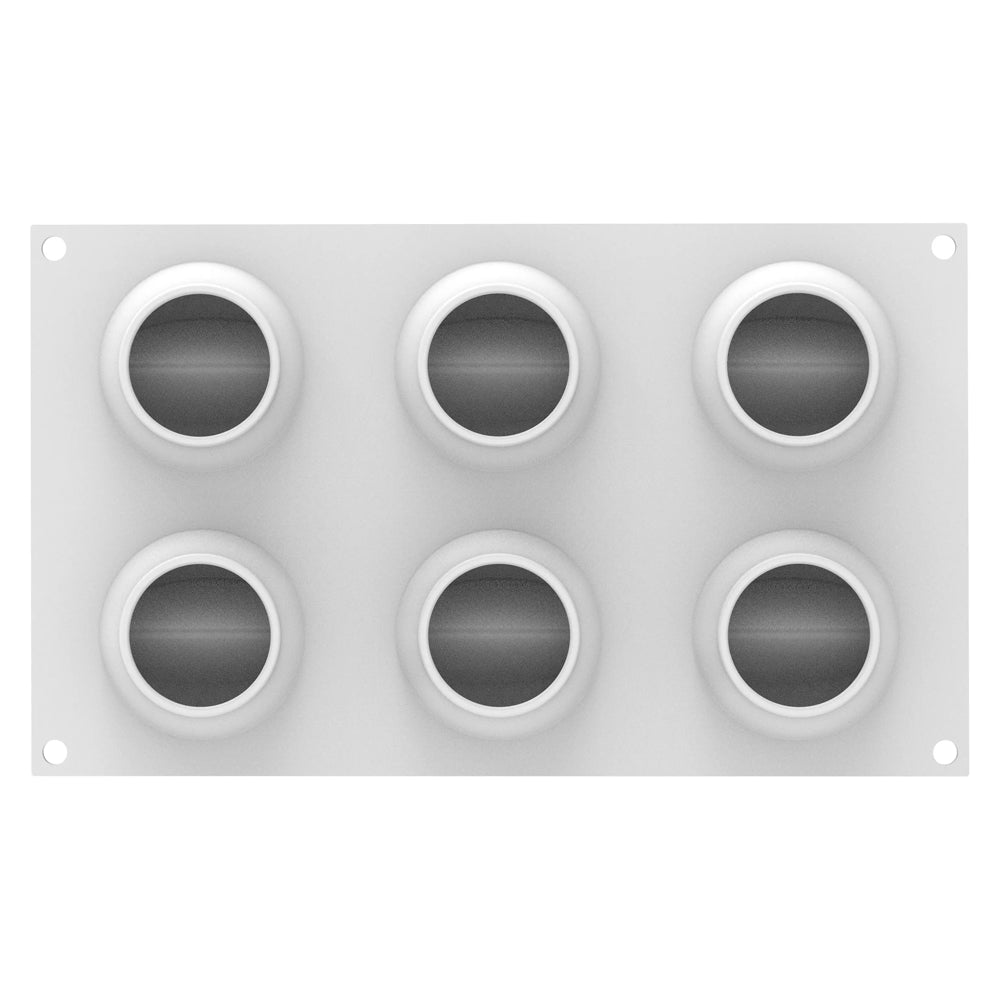 Silikomart MARITOZZO 135 Silicone Mold, 6 Cavities