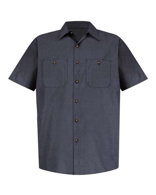 Red Kap Men's Industrial Short Sleeve Work Shirt